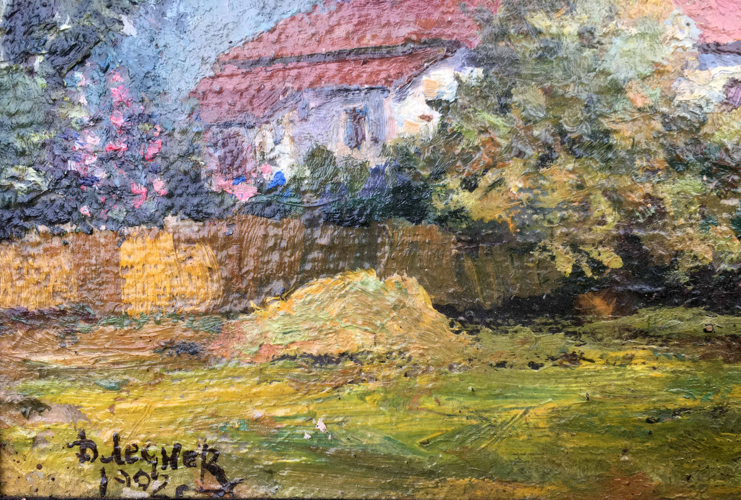 City oil painting Lednev Dmitry