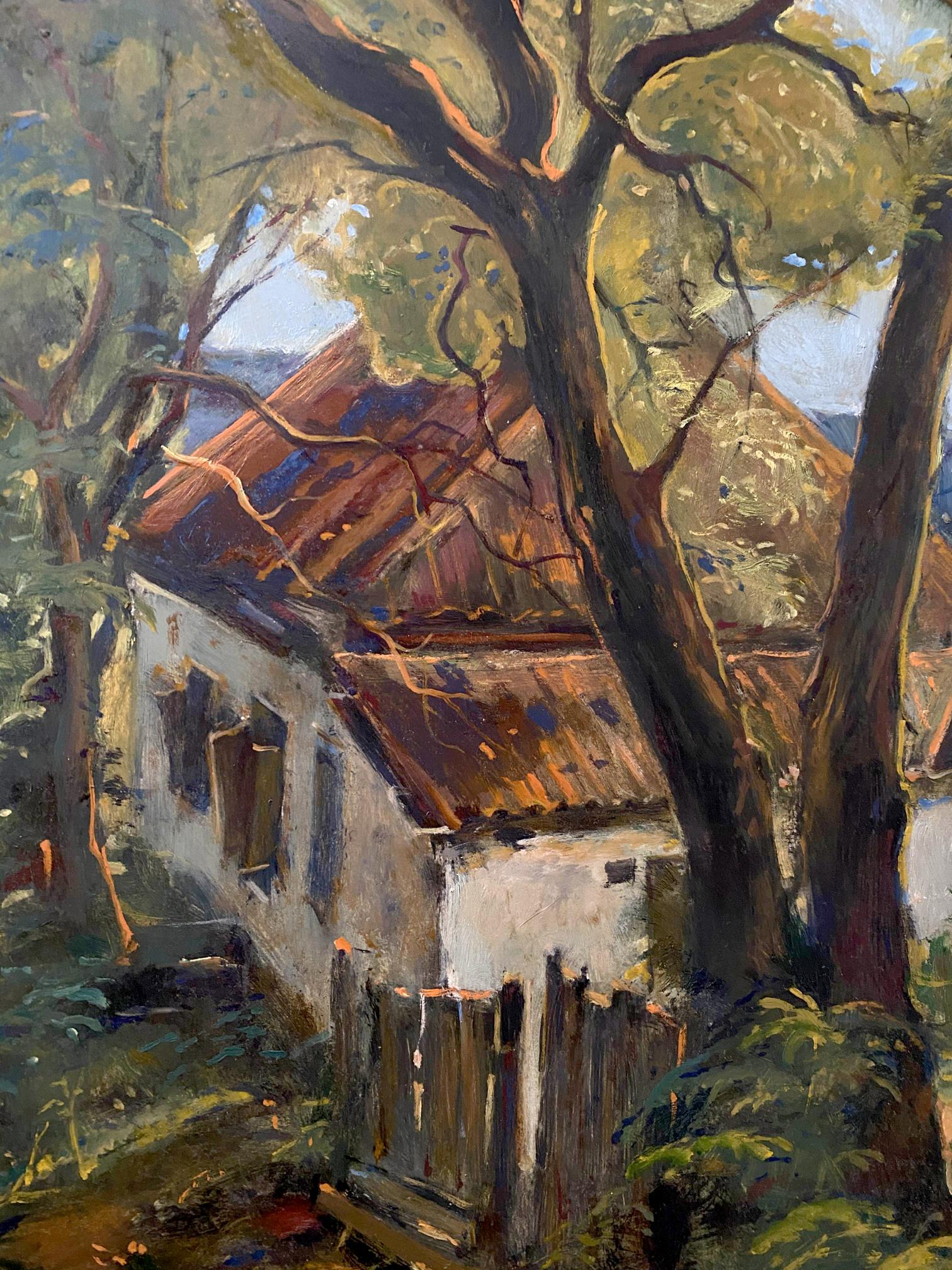 village painting
