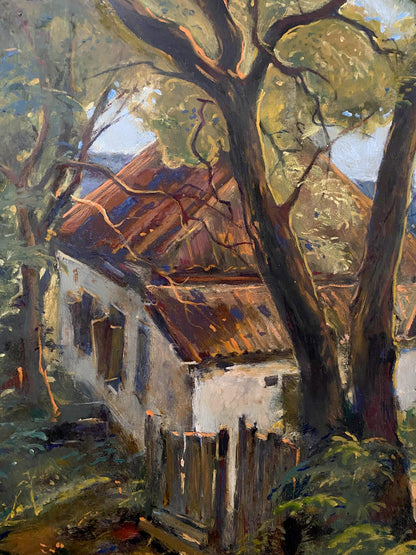 village painting