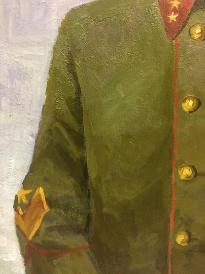 Oil painting Portrait of Kirponos M.  Shirokov Anatoly Georgievich