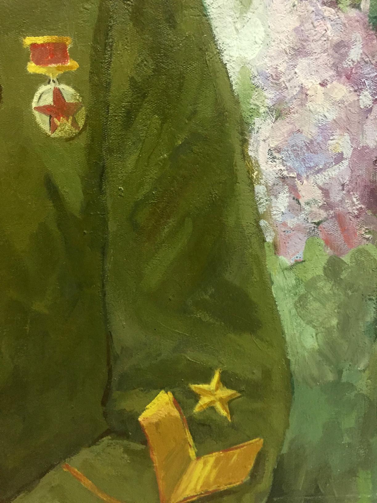 Oil painting Portrait of Kirponos M.  Shirokov Anatoly Georgievich