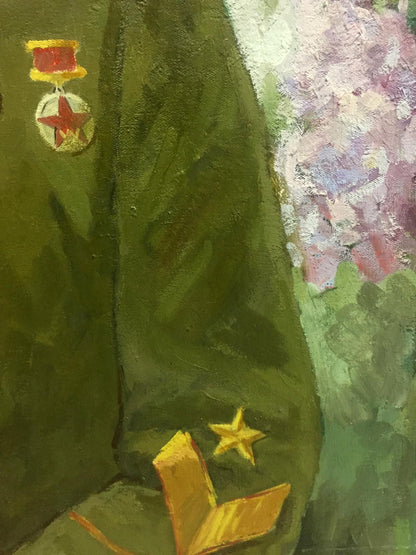 Oil painting Portrait of Kirponos M.  Shirokov Anatoly Georgievich