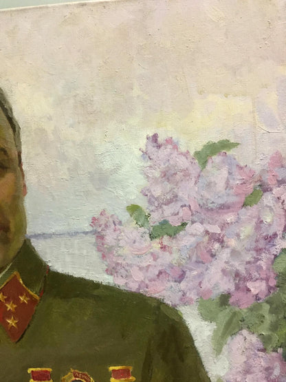 Oil painting Portrait of Kirponos M.  Shirokov Anatoly Georgievich