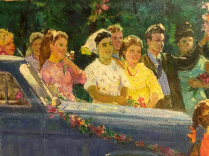 Oil painting Wedding Khitrova Tamara Aleksandrovna