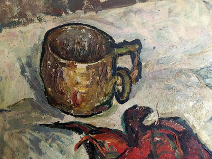 Oil painting Cancer on the table Sakhnenko Victor Ivanovich