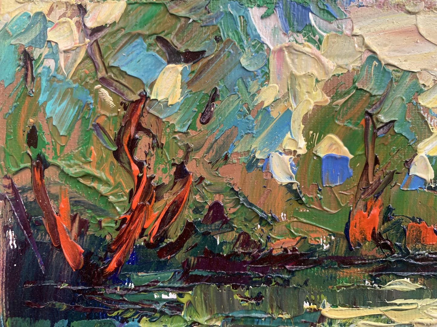 landscape, River Evening 