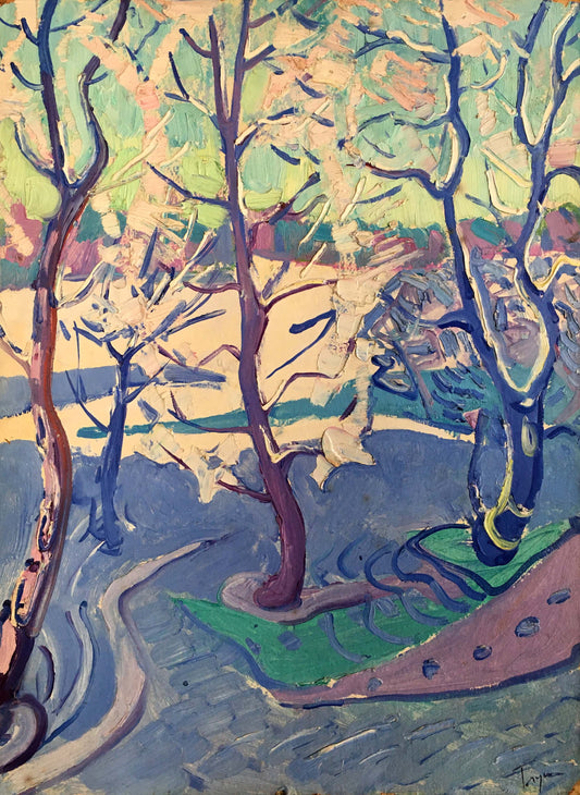 Oil painting Winter sun Glushchenko Nikolay Petrovich
