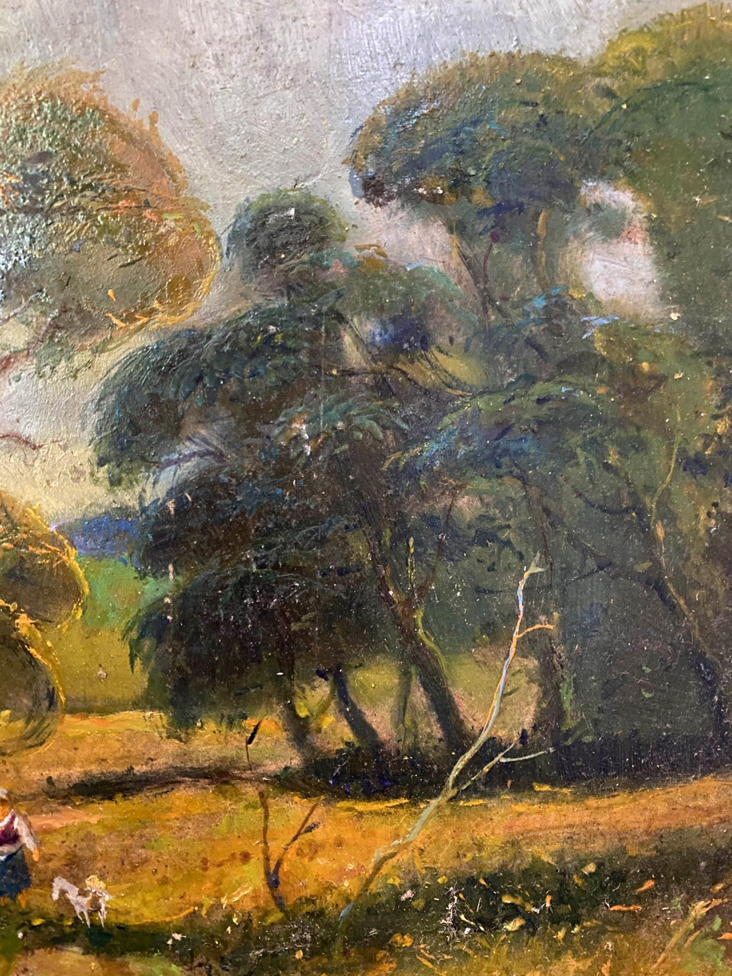 oil forest painting