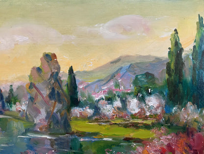 Oil painting Landscape Tsvetkova V. P.