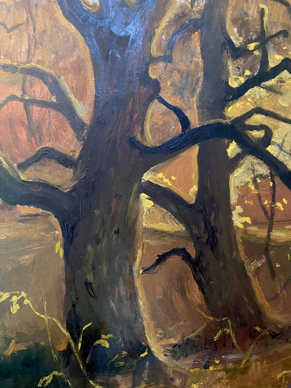 oil autumn landscape