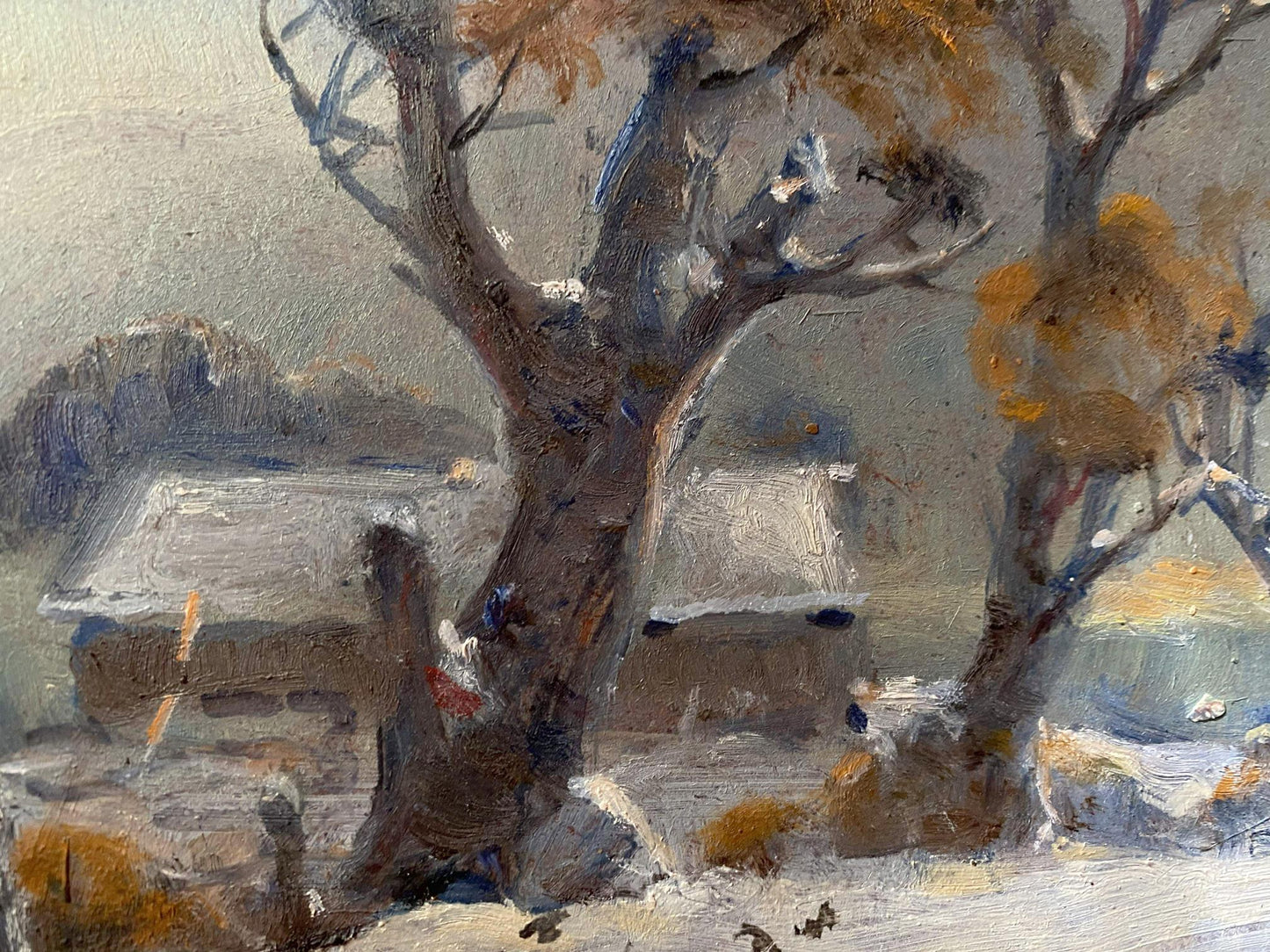village painting