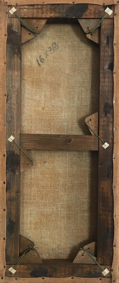 Two oil painting Natural landscape