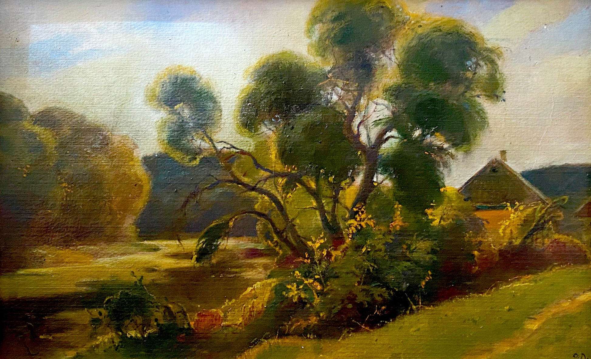 Oil painting Mainly cloudy buy