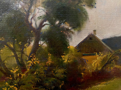 village painting