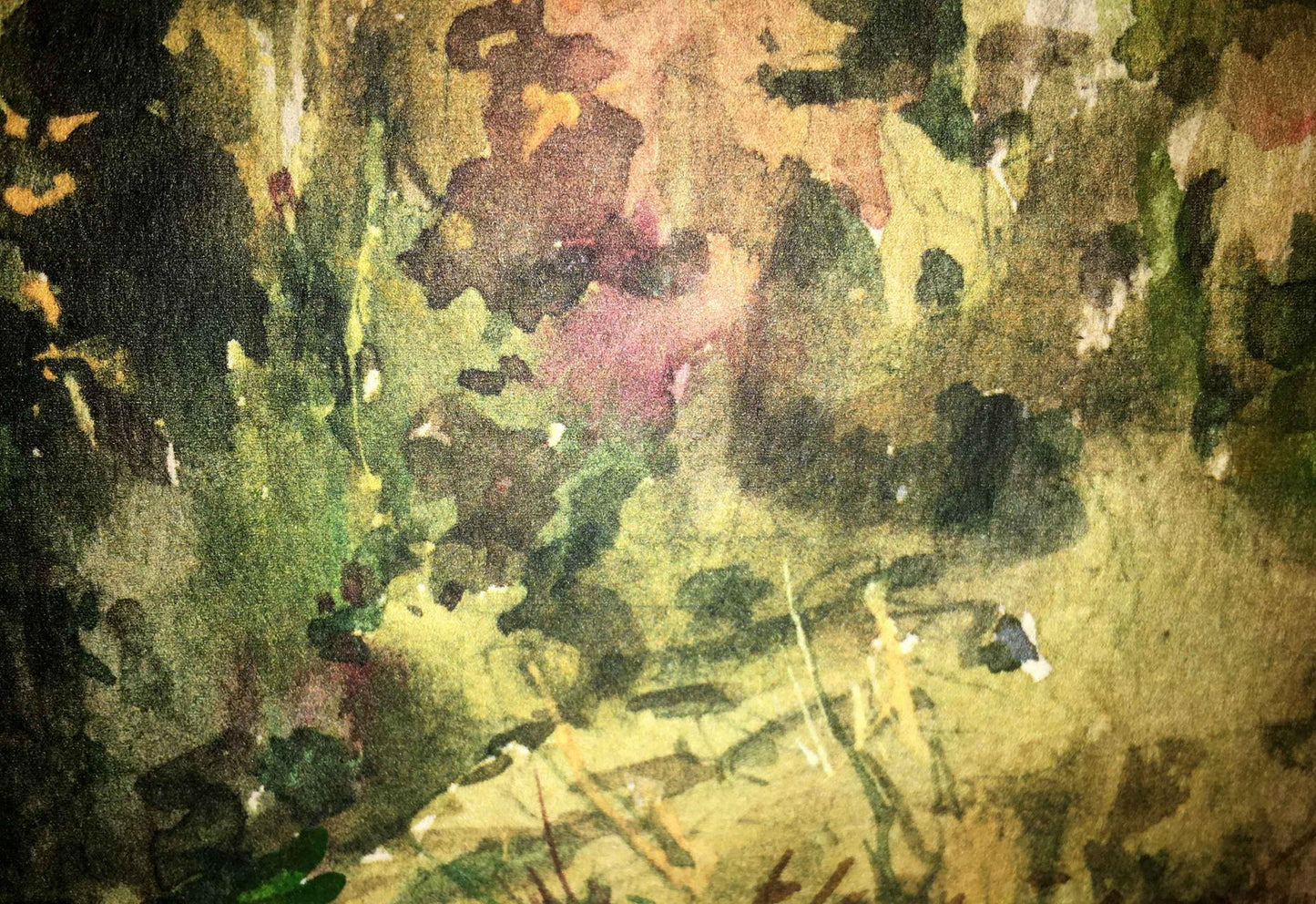 Monastery watercolor painting Viktor Mikhailichenko