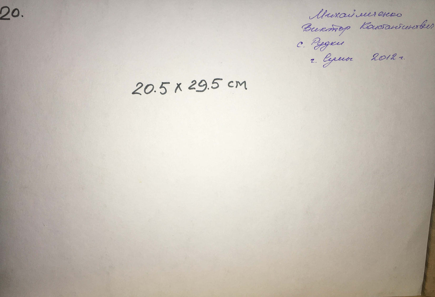 Fields landscape watercolor painting Viktor Mikhailichenko