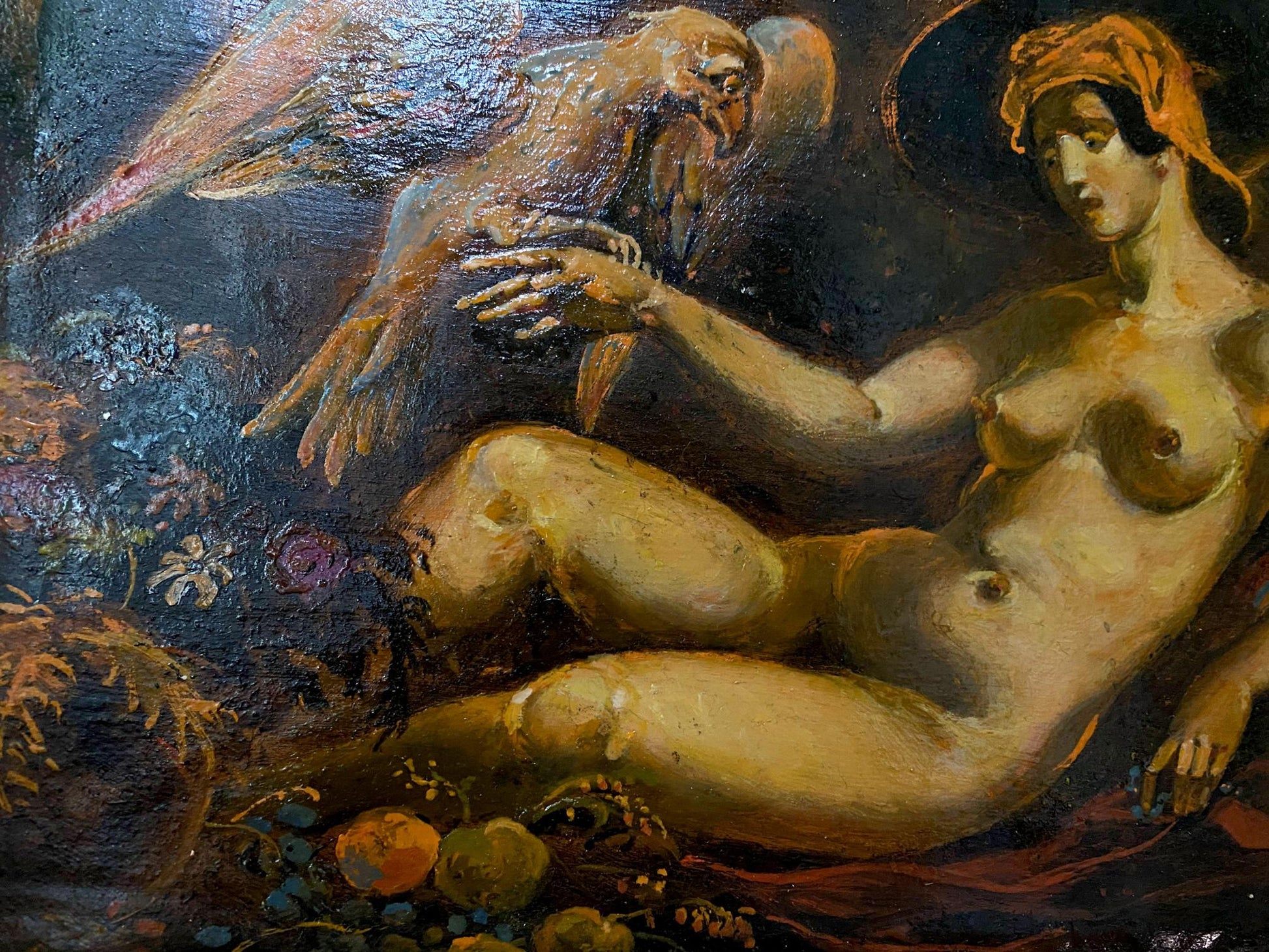 oil nude portrait