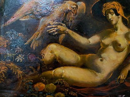 oil nude portrait