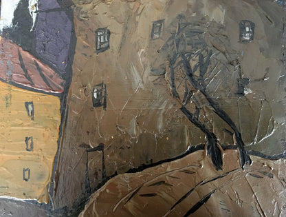 Oil painting Church landscape Litvin Vitaliy Sviridovich