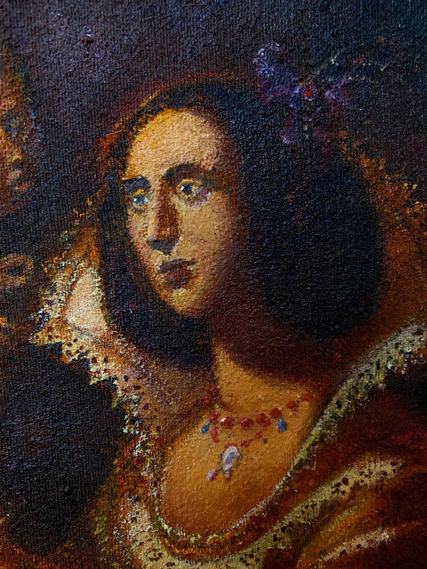 oil portrait lady