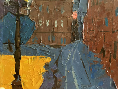 Oil painting London landscape Litvin Vitaliy Sviridovich