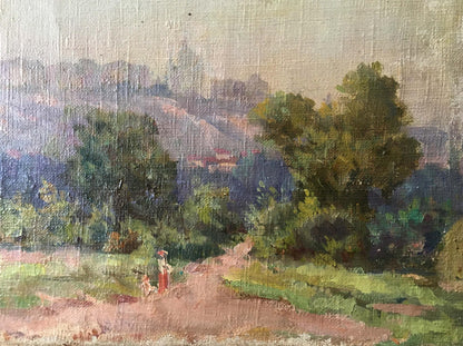 Oil painting Nevkrytyy Denis Nikiforovich Way home