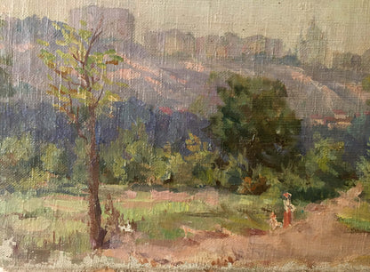 Oil painting Nevkrytyy Denis Nikiforovich Way home