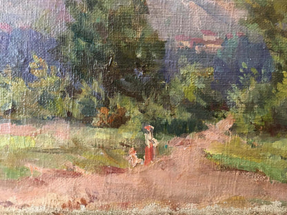 Oil painting Nevkrytyy Denis Nikiforovich Way home