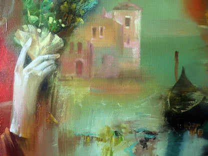 Abstract oil painting Venice Anatoly Tarabanov