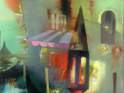 Abstract oil painting Venice Anatoly Tarabanov