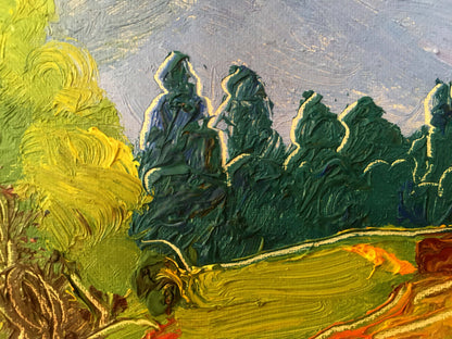 Oil painting Mountain landscape Lednev Dmytro Yakovych
