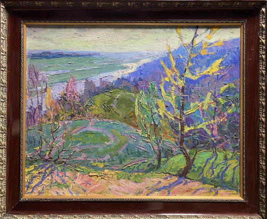 Oil painting Spring day Glushchenko Nikolai Petrovich