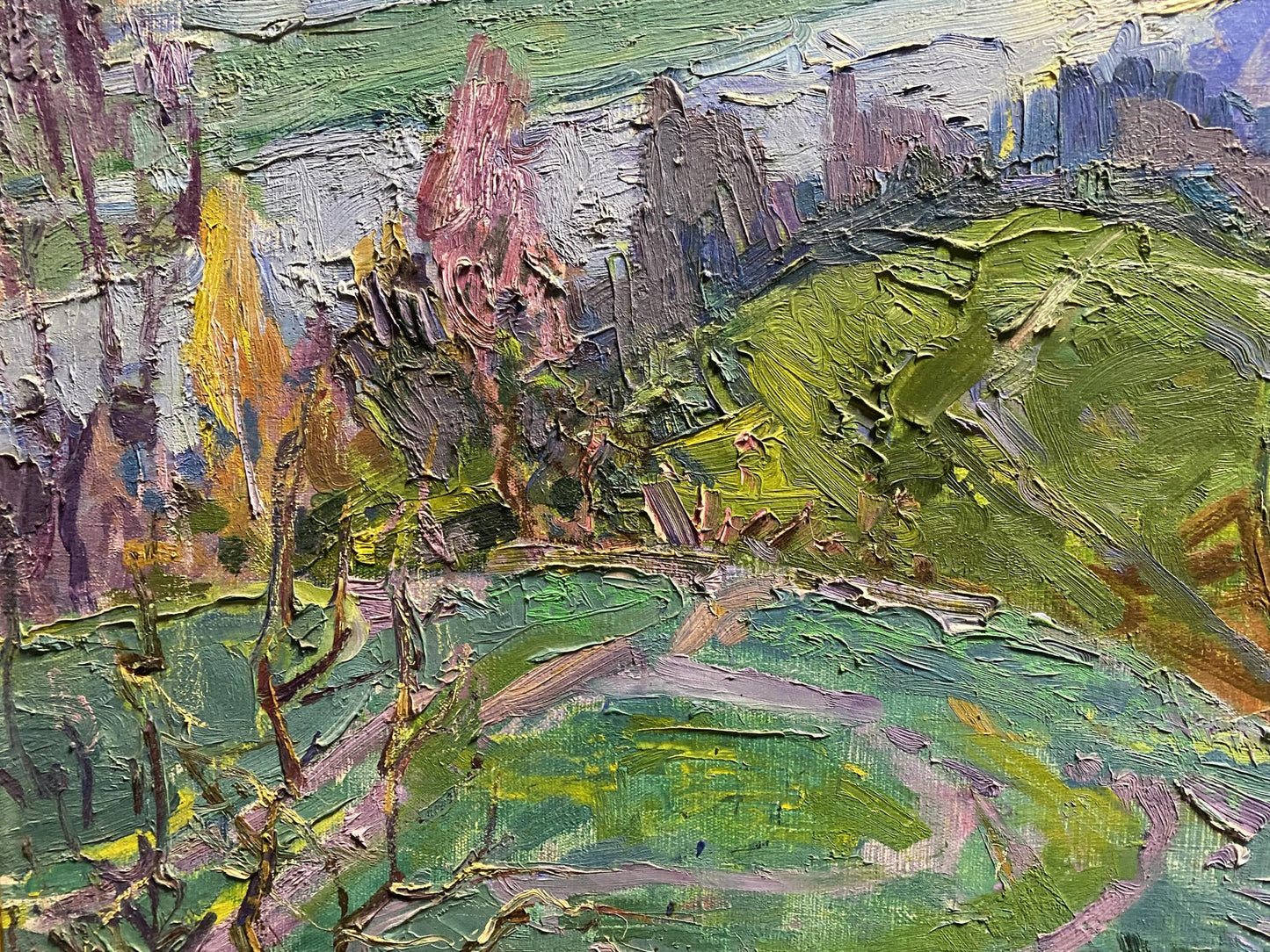 Oil painting Spring day Glushchenko Nikolai Petrovich