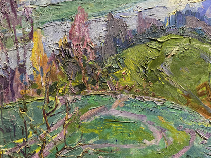 Oil painting Spring day Glushchenko Nikolai Petrovich