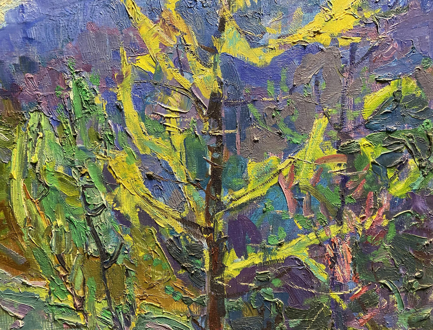 Oil painting Spring day Glushchenko Nikolai Petrovich