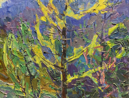 Oil painting Spring day Glushchenko Nikolai Petrovich