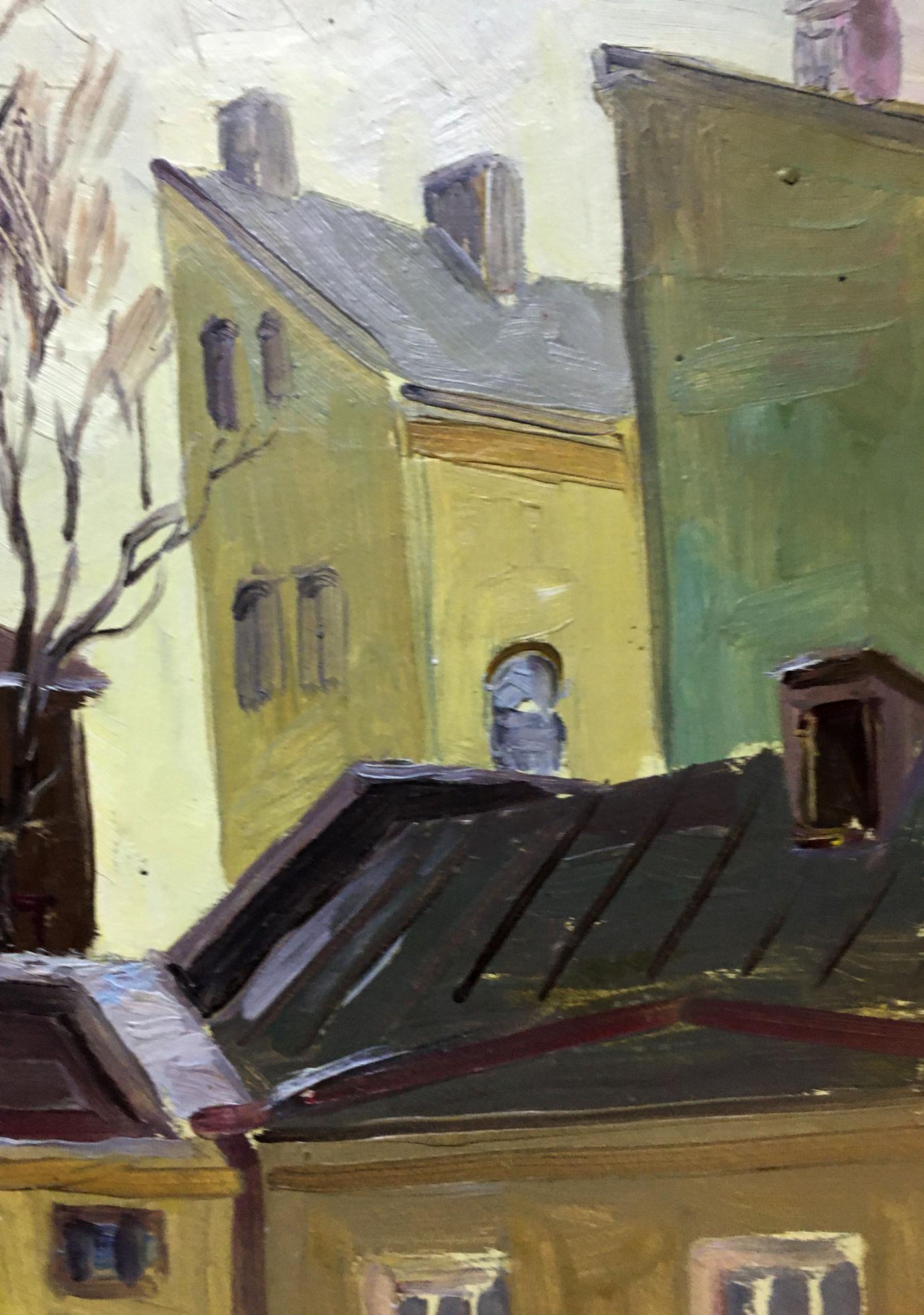 Oil painting Roofs of Odessa Alexander Khorov