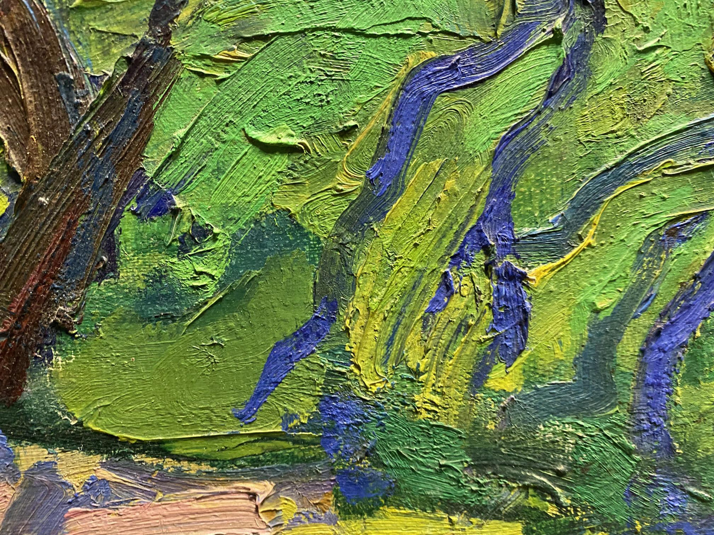 Oil painting Spring day Glushchenko Nikolai Petrovich