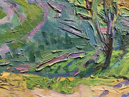Oil painting Spring day Glushchenko Nikolai Petrovich