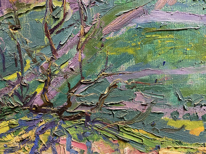 Oil painting Spring day Glushchenko Nikolai Petrovich