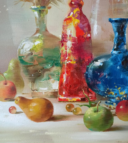 oil still life art
