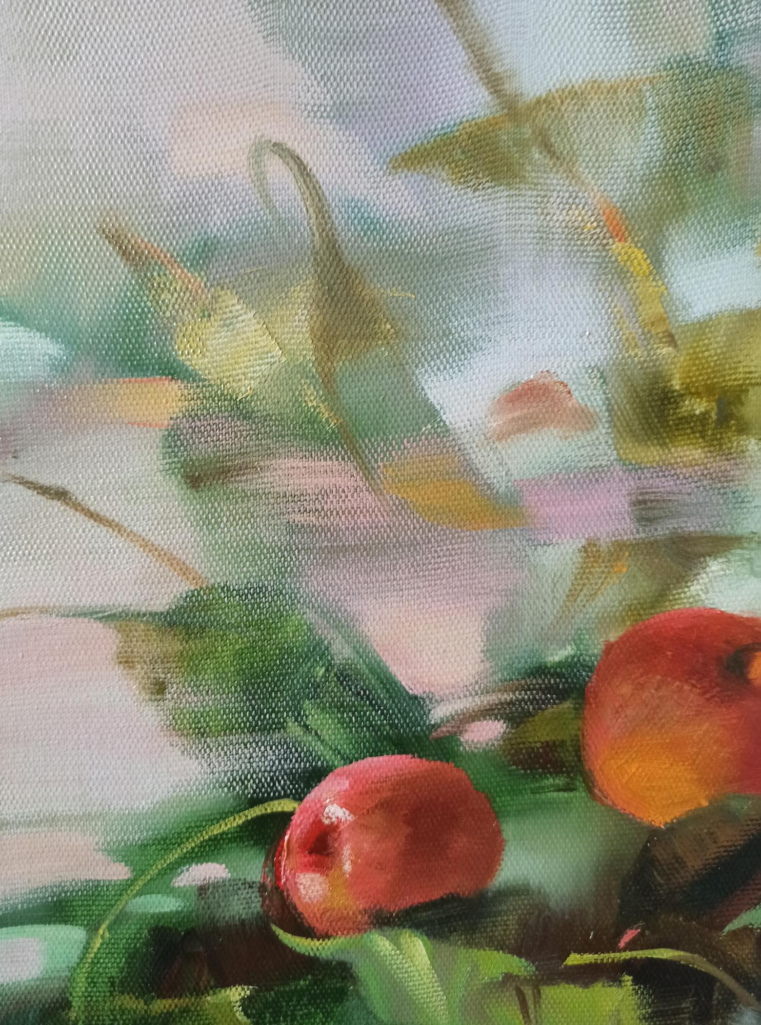 Abstract oil painting