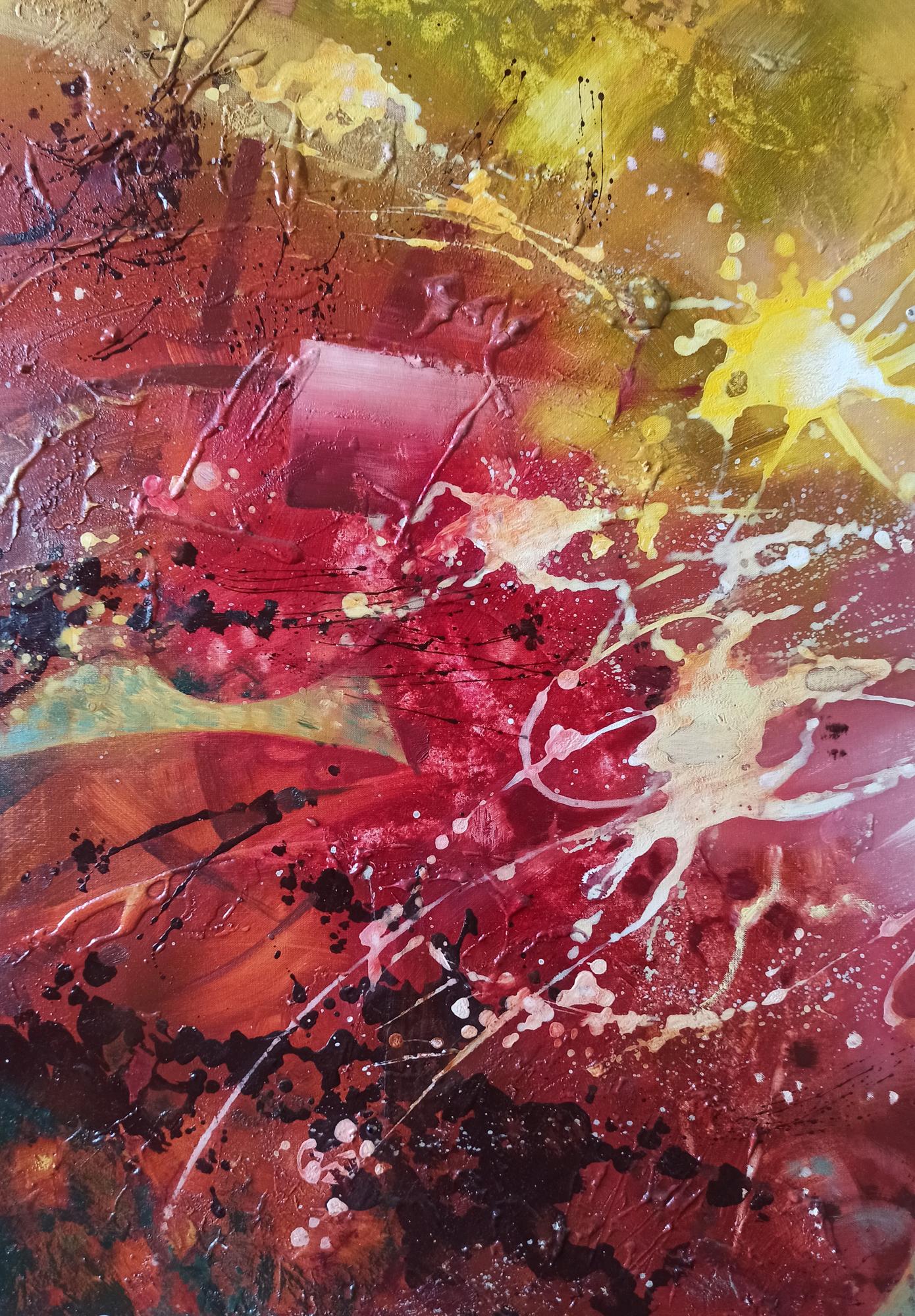 Abstract oil painting Awakening Anatoly Tarabanov