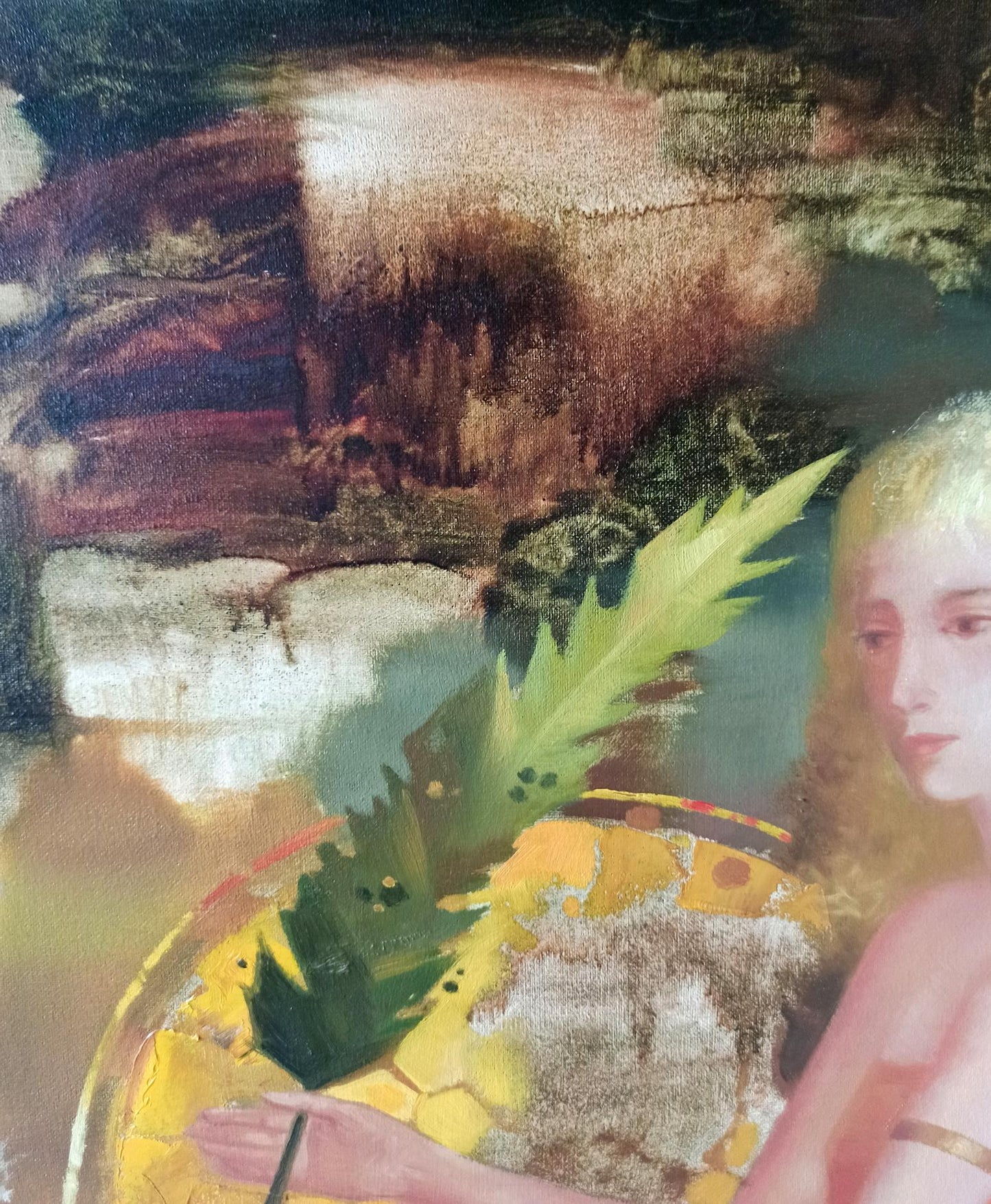 Abstract oil painting Victoria Anatoly Borisovich Tarabanov