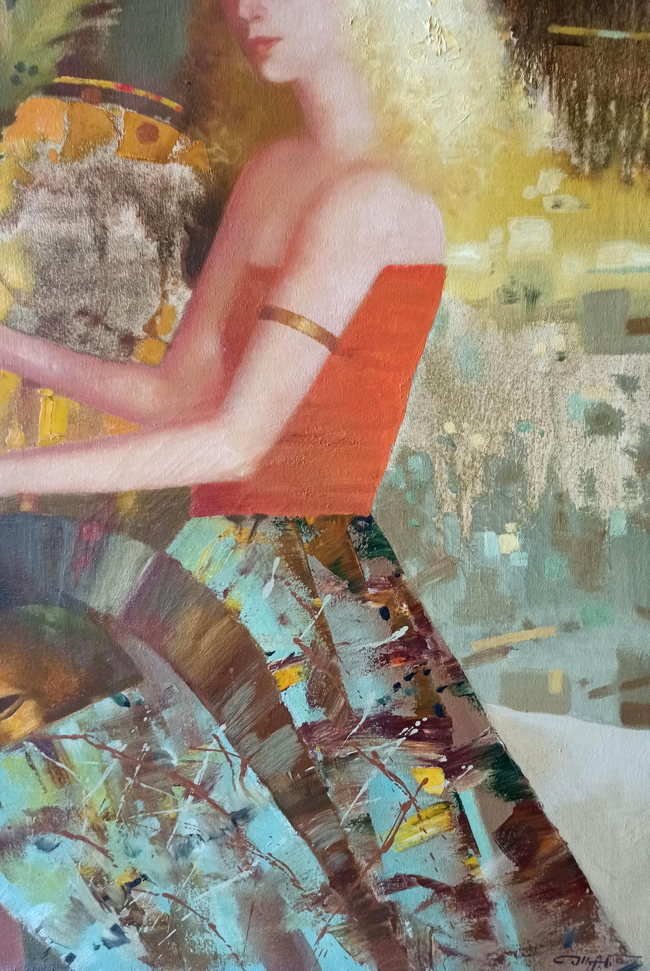 Abstract oil painting Victoria Anatoly Borisovich Tarabanov