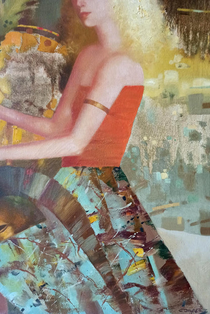 Abstract oil painting Victoria Anatoly Borisovich Tarabanov