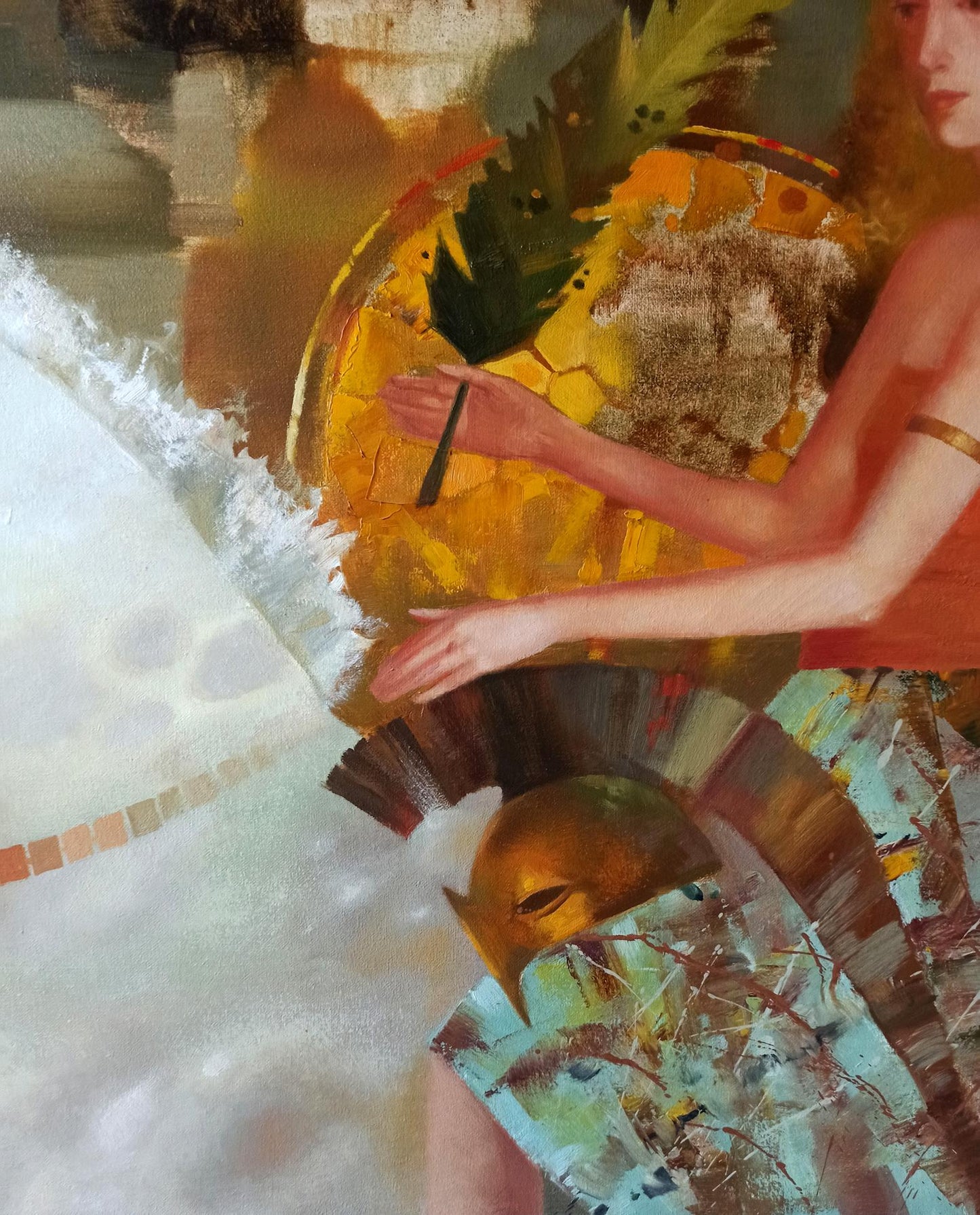 Abstract oil painting Victoria Anatoly Borisovich Tarabanov