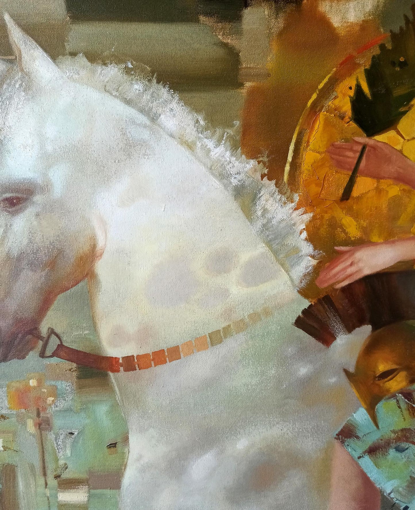 Abstract oil painting Victoria Anatoly Borisovich Tarabanov