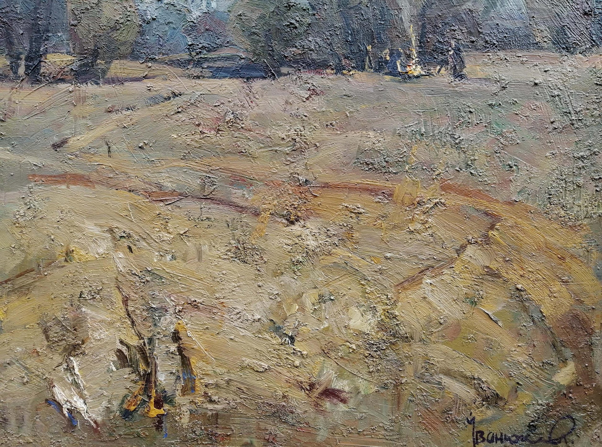 Oil Painting Nature Landscape Rural landscape Art