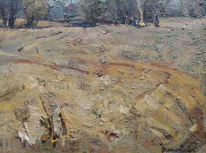 Oil Painting Nature Landscape Rural landscape Art